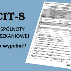 Formularz CIT-8 dla wspólnoty mieszkaniowej. Pole 16. Nr lokalu służy do wpisania numeru lokalu.