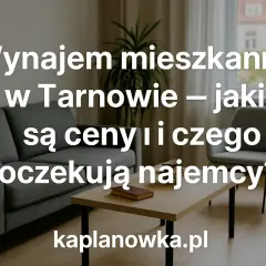 Nowoczesny salon z sofą i fotelem. Informacje o wynajmie mieszkań w Tarnowie, ceny i oczekiwania najemców. kaplanowka.pl