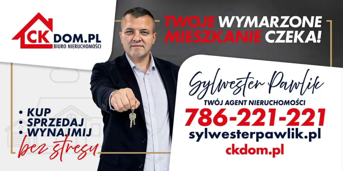 Agent nieruchomości Sylwester Pawlik oferuje pomoc w kupnie, sprzedaży i wynajmie. Twoje wymarzone mieszkanie w Kielcach czeka! Zadzwoń: 786-221-221.