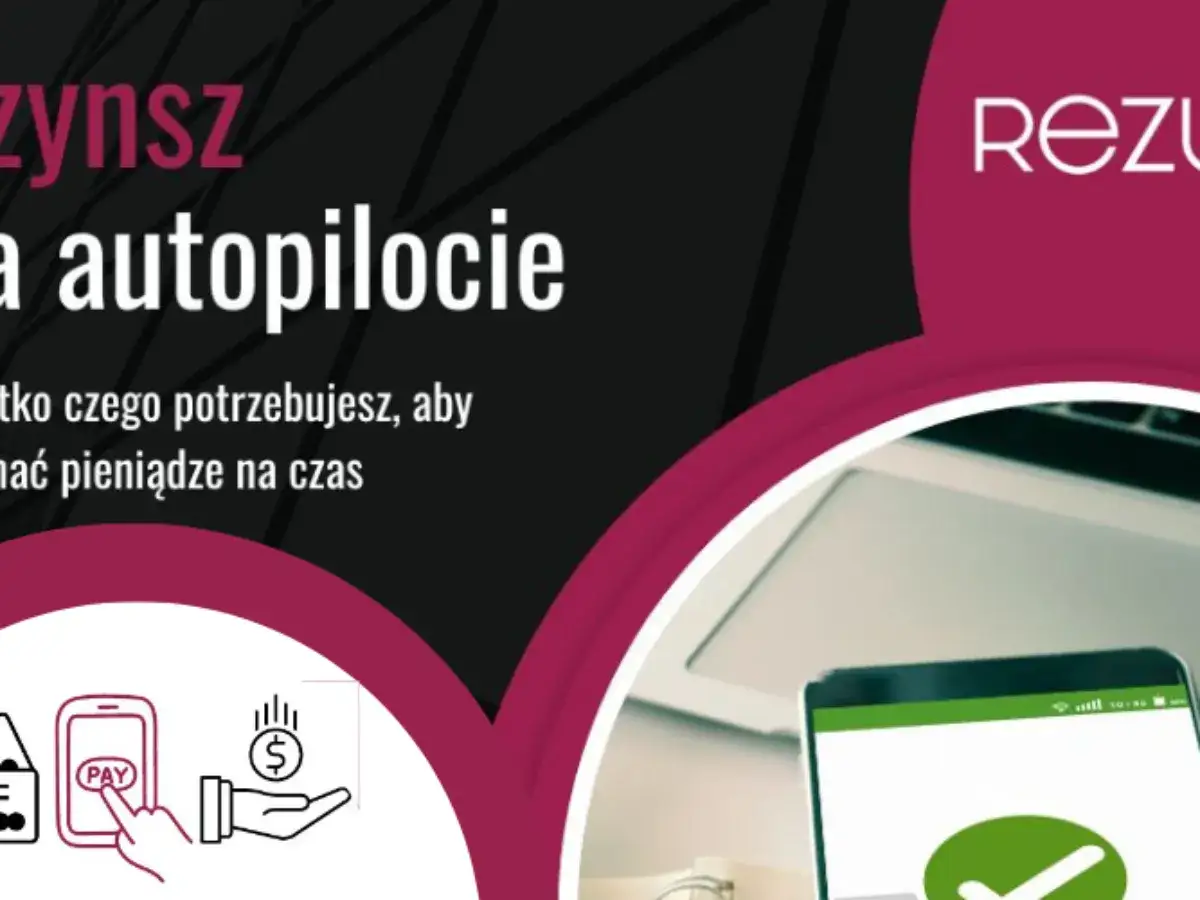 Chcesz wiedzieć, jak zapłacić czynsz przez internet? Grafika pokazuje prosty sposób na opłacanie rachunków, by pieniądze docierały na czas.